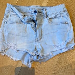 denim shorts